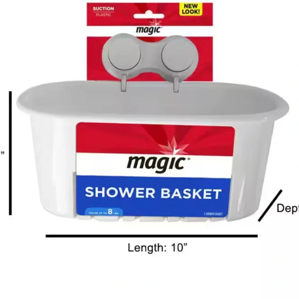 Magic White Shower Basket